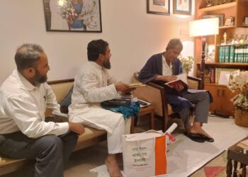 বাংলাদেশ জাতীয়তাবাদী দলের মহাসচিব, প্রাজ্ঞ রাজনীতিবিদ মির্যা ফখরুল ইসলাম আলমগীরের সাথে সৌজন্য সাক্ষাৎ করেছেন ঢাকা মহানগরী দক্ষিণ জামায়াত নেতৃবৃন্দ