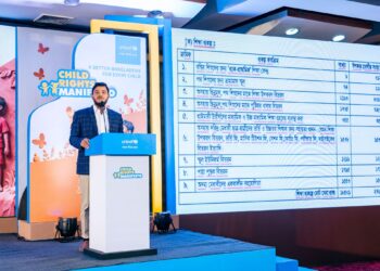 ইউনিসেফ কর্তৃক আয়োজিত ‘শিশু অধিকার ইশতেহার’-এ ড. শফিকুল ইসলাম মাসুদের যোগদান