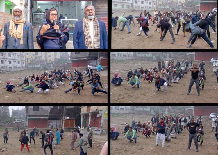 কদমতলীতে কেন্দ্র ও স্বেচ্ছাসেবকদের নিয়ে শরীরচর্চা ও খেলাধুলার উদ্বোধনী অনুষ্ঠান অনুষ্ঠিত