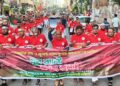 গণভোটের রায় ও জুলাই সনদ পূর্ণাঙ্গ বাস্তবায়নের দাবিতে কলাবাগান থানার উদ্যোগে যুব র‌্যালি