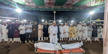 ২৮ অক্টোবরের শহীদ সাইফুল্লাহ মোহাম্মদ মাসুমের পিতার জানাজায় জামায়াত নেতৃবৃন্দের অংশগ্রহণ